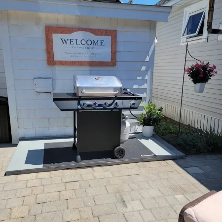 Drop anchor in our studio only steps to the beach