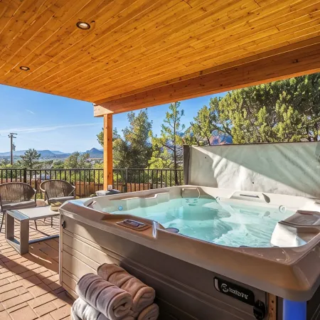 New SkyLine Sedona! Wow Views! 5Br 4Ba Pool Spa GameRoom Firepit