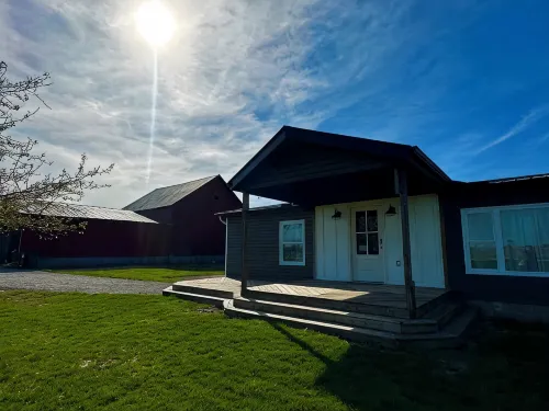 Fly in on a grass runway to a charming 3-bedroom house on a pheasant preserve - 4-Star