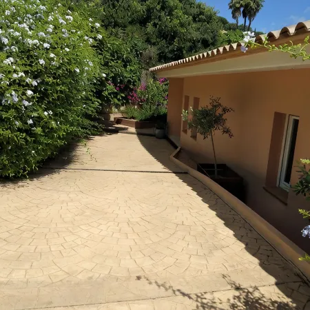 Exceptional Private Villa with Sea Views - large pool and designer paved gardens