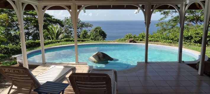 Beautiful, secluded, open plan cottage with spectacular sea views Hotels in Tobago