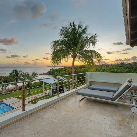 Beachfront Luxury Villa: 3BR, 3.5BA,Gazebo,Pool, Secluded Beach, Gated Community