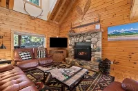 Log cabin with game room by skiing & lake - Alphydda