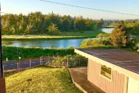 fully fenced Dog yard - Overlooking the Copalis River - - Wi-Fi