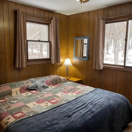 Cozy Chalet at Ski Brule Mountain ski resort in Iron River MI