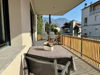 Modern apartment with large balcony. Near city center.