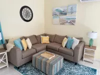 Beach Access House. with Beach Supplies. - Gym