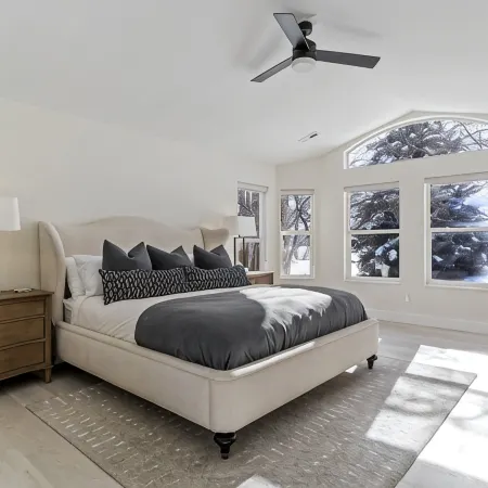Stunning Lakefront Retreat with Jacuzzi and Unobstructed Mountain Views
