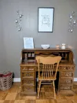 Cozy two-bedroom house with central heat and air. Close to downtown Ark City. - 2-Star