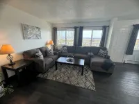2 bedroom apartment overlooking the the mouth of the Kenai River. Downtown Kenai
