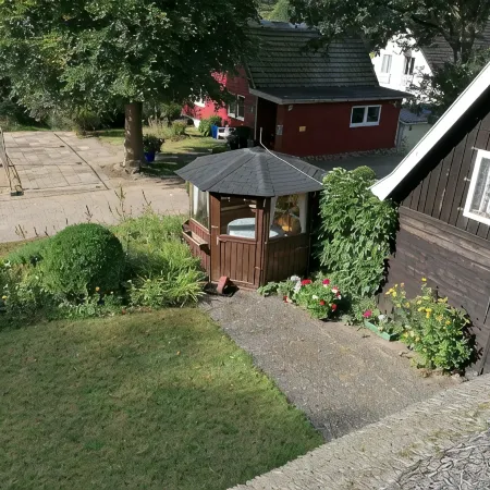 Reetgedecktes Ferienhaus am Strandweg