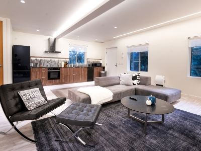 Modern Loft with Park Like Setting View
