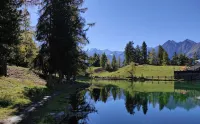 Apartment with a dream view of the panorama of the four-thousand-meter peaks