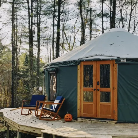 Yurt in Woods of Western Catskills
