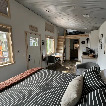 Tiny House w/ Forest Deck - Spruce Woods Acre