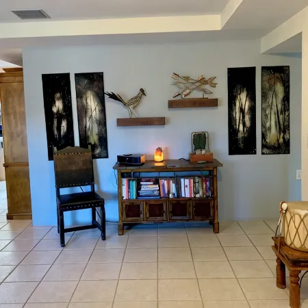 This Southwestern Retreat has room for your family and friends to gather!