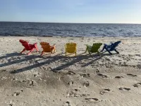 Beachfront Property in Ocean Springs, Overlooking the Gulf of Mexico. Sleeps 14 - Beach