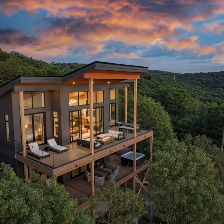 Modern View Home with Sauna, Steam Room & Hot Tub