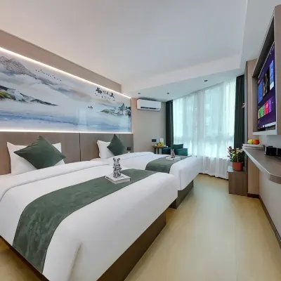 AHAO Yahao Hotel (Fuzhou Cangshan Wanda Plaza Aegean Hai Shopping Plaza Branch) Hotel dekat Kuil Xichan
