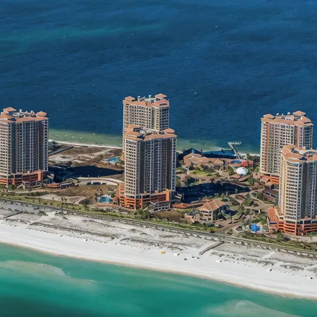 Oceanfront Tower 3 Gulf & Bay View 3-Bedroom 18th Floor Condo in Pensacola Beach