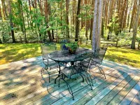 10 acres of woodland PRIVACY:  charming 3-bedroom home by Manistee w/ WiFi, AC - 4-Star