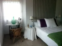 Beautiful views of the green nature from the inside Asturiana