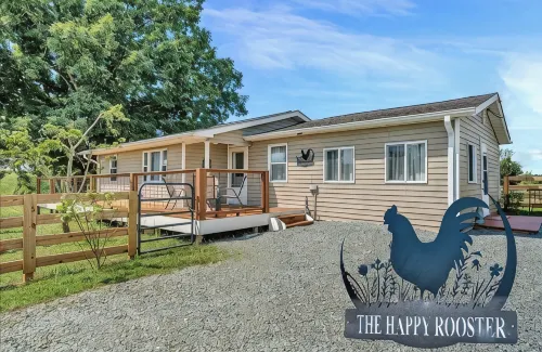Private Farm Cottage surrounded fields, farm animals, mountain views & hot tub! - 4-Star