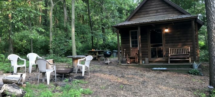 The Camp Cabin at Darst-Myers Hallstead スタークのホテル