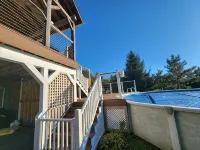 Private Finger Lakes Getaway with a Pool, Hot Tub, and Sauna, Timber Frame Porch - Pools