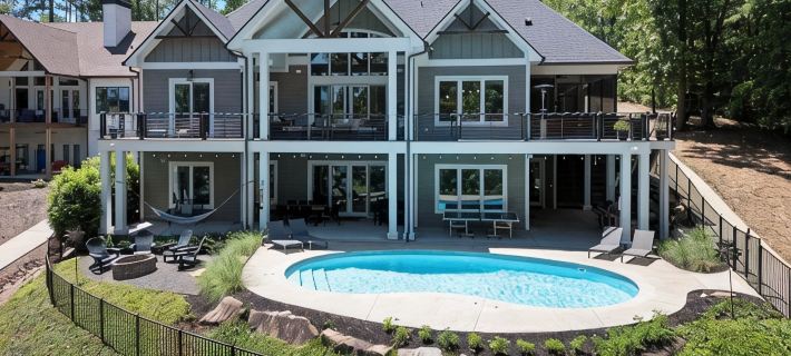 LakeHome on the Water, Luxury Sleeps 18, Pool, Dock, Beach, Close to Clemson Hotels in Oconee County
