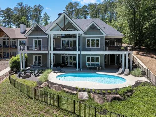 LakeHome on the Water, Luxury Sleeps 18, Pool, Dock, Beach, Close to Clemson