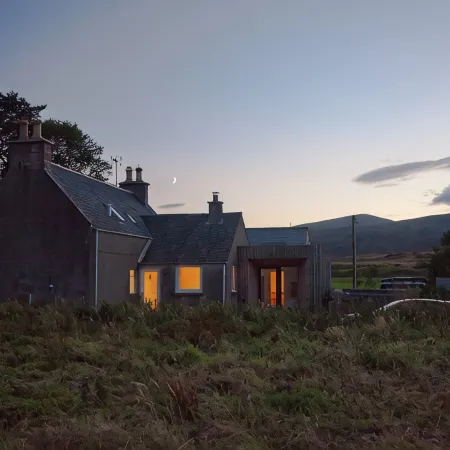 Stunning Highland retreat in peaceful glen near Dornoch