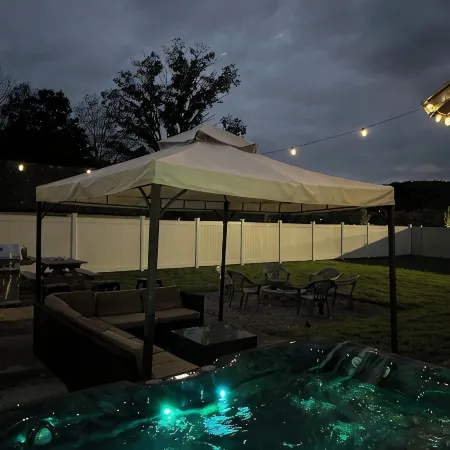 Private Patio Oasis + Fenced In Backyard + In Town! Pet & Family Friendly!