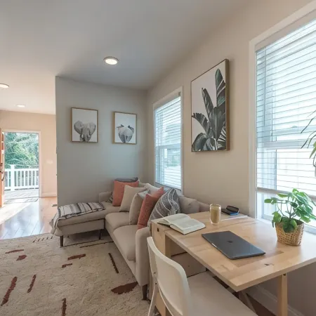 Airy Downtown 1BR w/ Parking