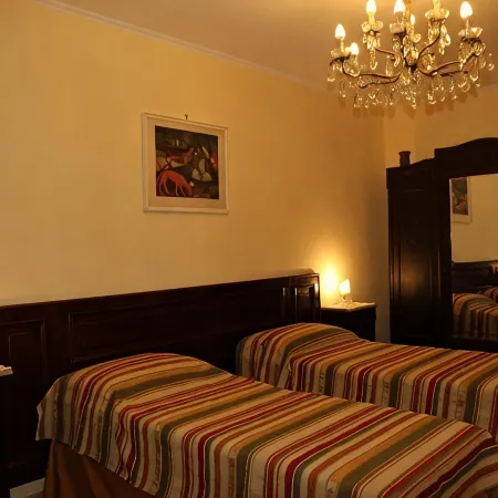 Isolated on hill, flat with terrace,garden among romanesque art,quiet,nature