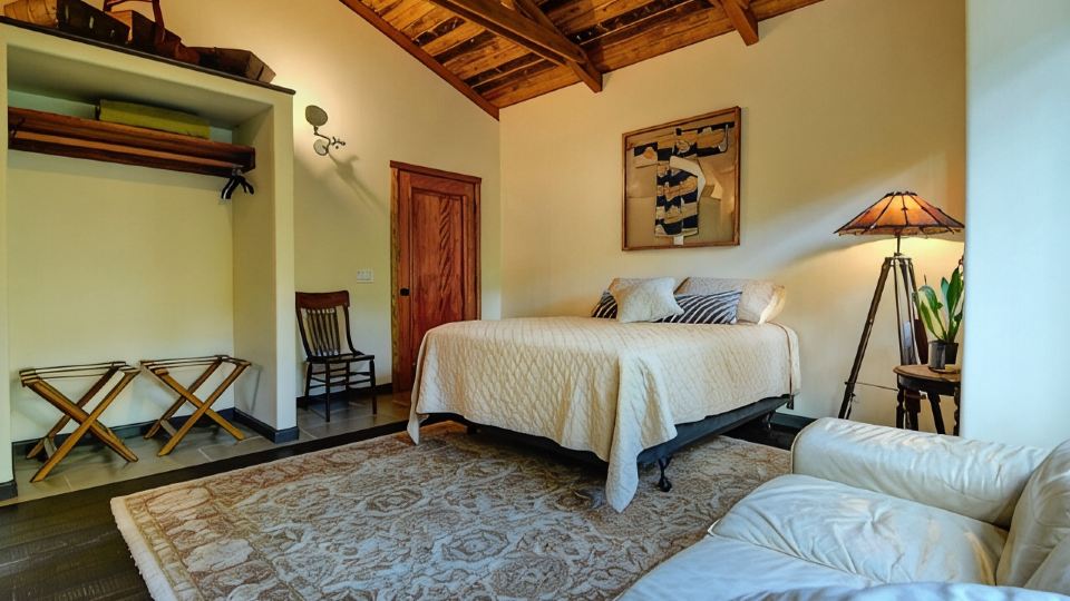 Escape to your private oasis perched on a cliff with a jungle view