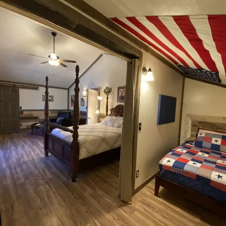 Loft apartment on a horse ranch