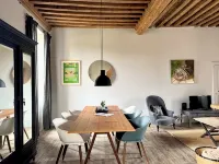 Former convent from the 17th, renovated, private garden, Beaune city center - ห้องครัว