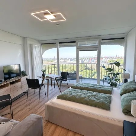 ☆Bright apartment☆Wide view☆12th floor☆Netflix☆Center☆