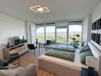 ☆Bright apartment☆Wide view☆12th floor☆Netflix☆Center☆ - balcony