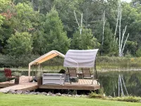 Hooties Birch Port on the Beautiful Eau Claire chain of lakes - 3-Star