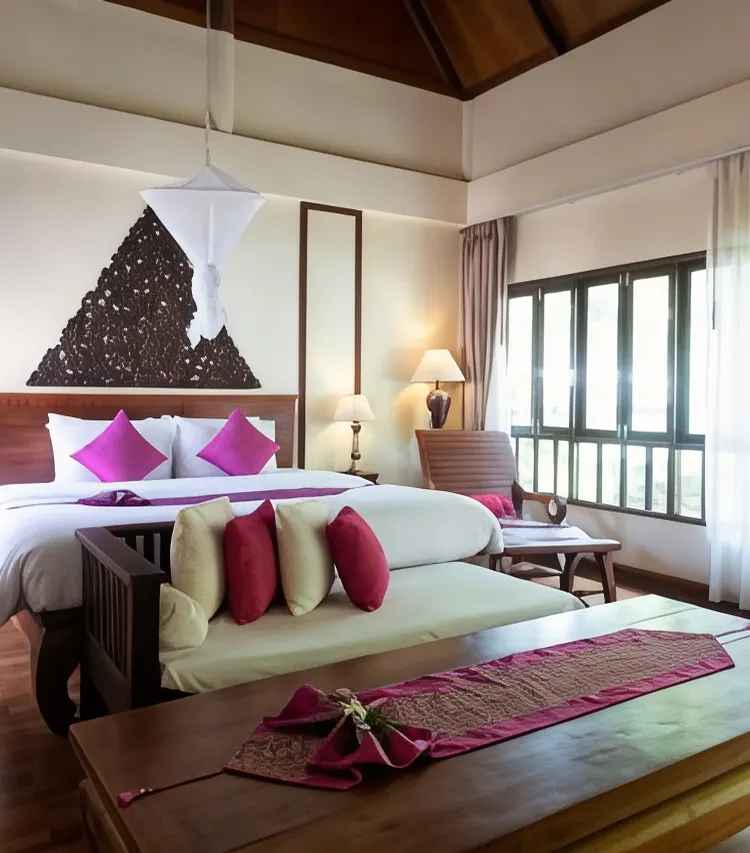 ห้องเตียงใหญ่ พร้อมอ่างสปา