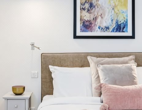 런던 호텔 실내 분석