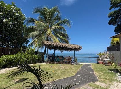 White Sand Beach & Lagoonfront Home, Full AC, Moorea Sunsets, Punaauia Tahiti