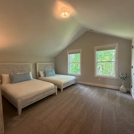 New four bedroom house with private dock on Lake James.