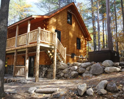 Adirondack Retreat w/ Hot Tub + Outdoor Firepit Hotels in Jay