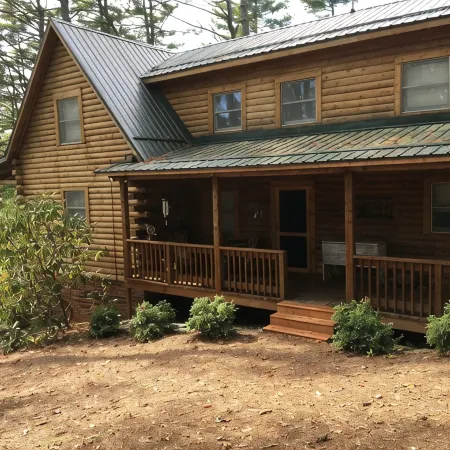 3-bedroom cabin in peaceful Fleetwood with WiFi, AC. Enjoy nature