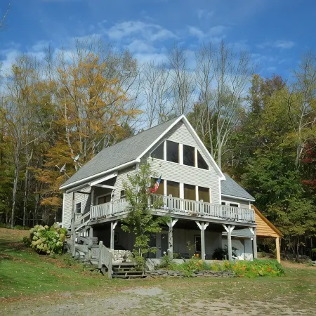 Secluded 60-Acre Chalet with View & Private Ponds