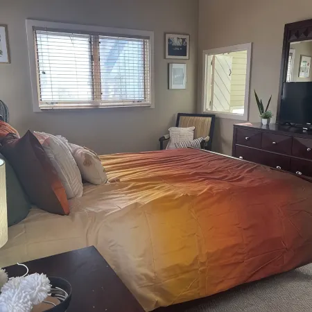 Lodge on the Loop, a pet-friendly retreat with private hot tub & sauna
