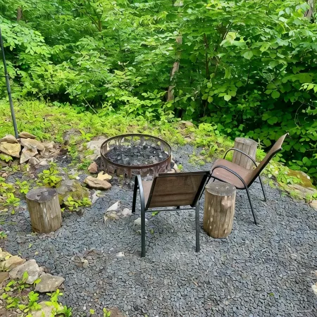 Cozy quaint cabin tucked back in the woods- Secluded, private - couples getaway